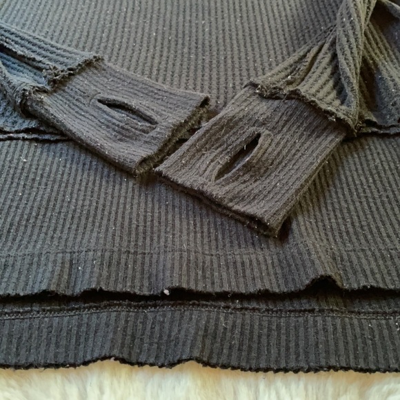 Free People | Black North Shore Thermal | S - Picture 13 of 16